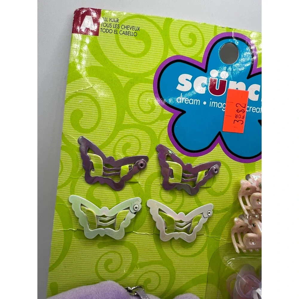 Y2K SCUNI Hair Accessories Kit Spring Time Easter 80 Pieces Butterfly Mini Clips